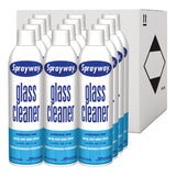 Sprayway Inc. Glass Cleaner, 19 oz Aerosol Spray, 12/Carton (CGCSW050) Case of 12