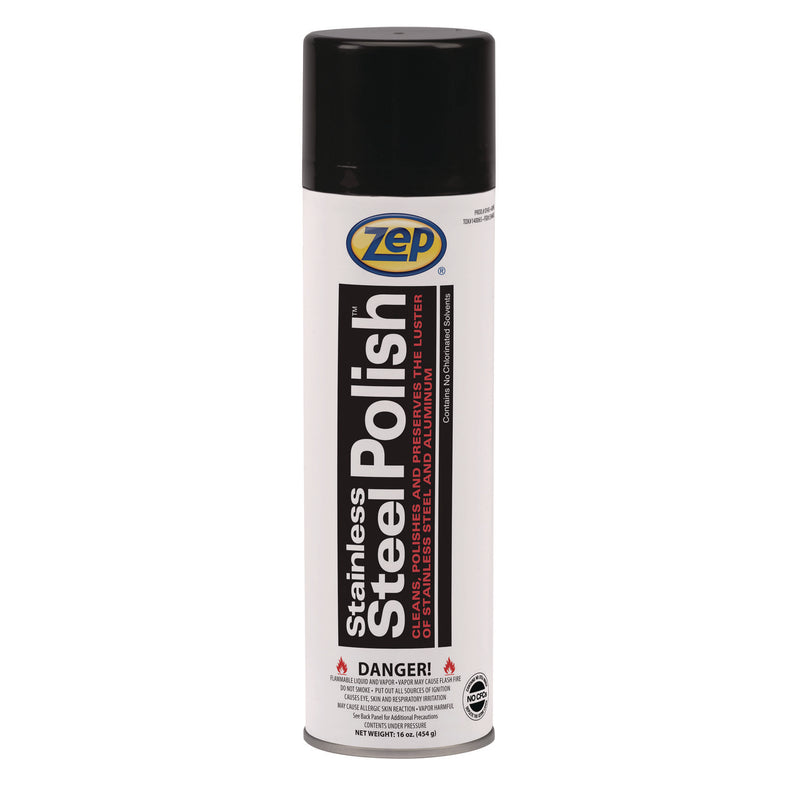 Stainless Steel Polish, 16 oz Aerosol Spray, 12/Carton (ZPE14301) Case of 12