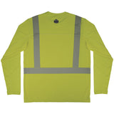 Ergodyne Chill-Its 6688 Type R Class 2 Cooling Hi-Vis Sun Shirt with UV Protection, L, Lime (EGO12138) Each