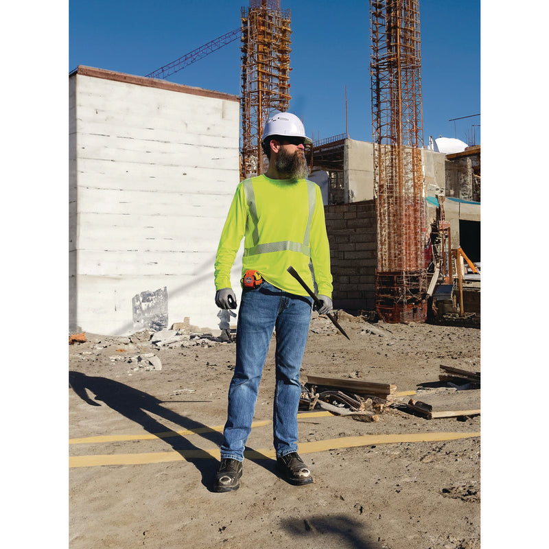 Ergodyne Chill-Its 6688 Type R Class 2 Cooling Hi-Vis Sun Shirt with UV Protection, S, Lime (EGO12136) Each