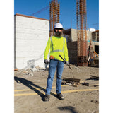 Ergodyne Chill-Its 6688 Type R Class 2 Cooling Hi-Vis Sun Shirt with UV Protection, L, Lime (EGO12138) Each