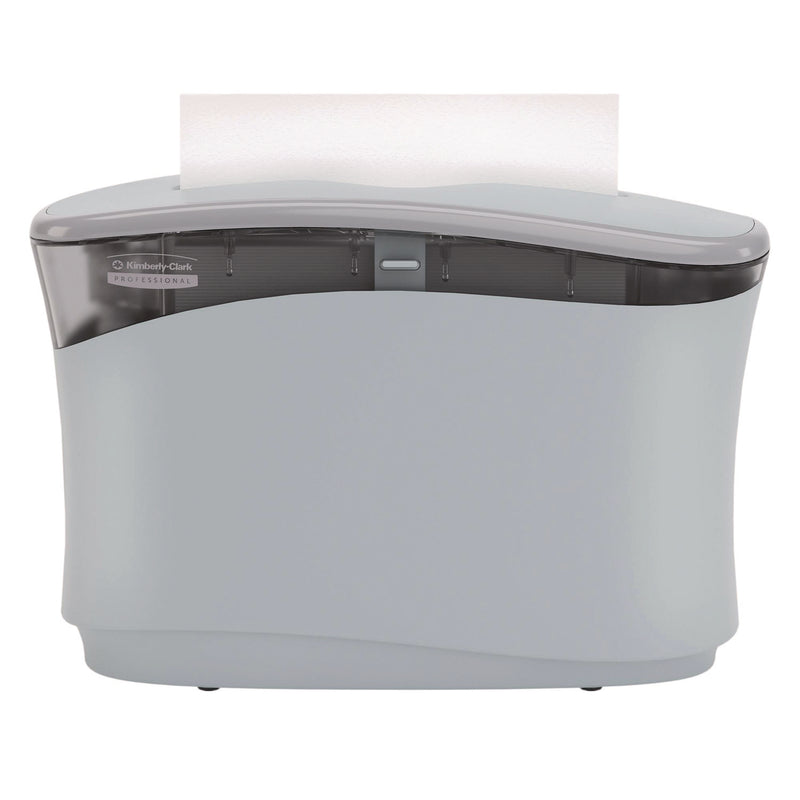 Kleenex® Reveal™ Countertop Folded Towel Dispenser, 13.3 x 5.2 x 9, Gray (KCC55760) Each