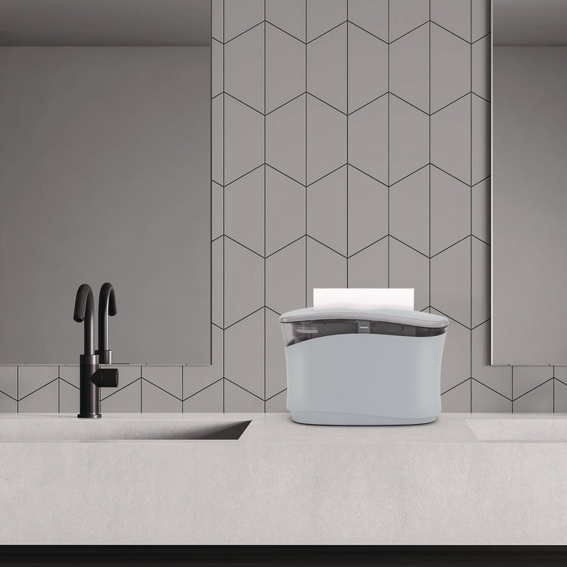Kleenex® Reveal™ Countertop Folded Towel Dispenser, 13.3 x 5.2 x 9, Gray (KCC55760) Each