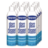 Sprayway Inc. Glass Cleaner, 19 oz Aerosol Spray, 12/Carton (CGCSW050) Case of 12