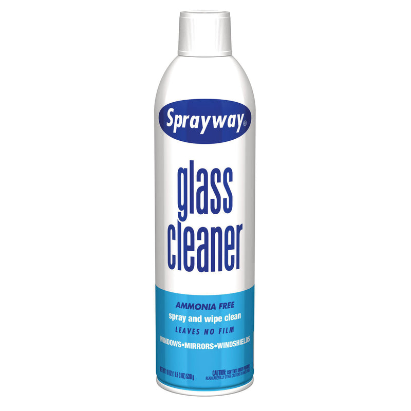 Sprayway Inc. Glass Cleaner, 19 oz Aerosol Spray, 12/Carton (CGCSW050) Case of 12