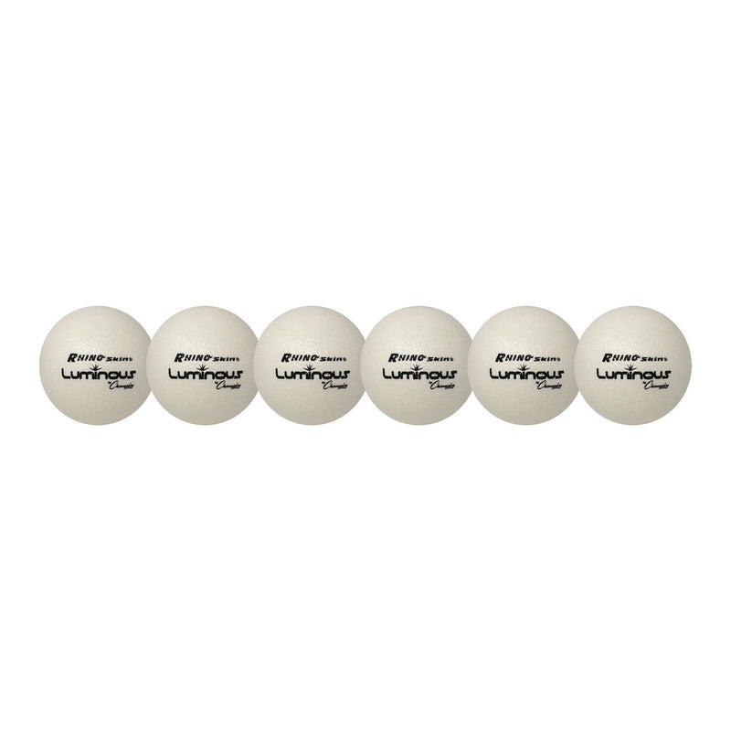 Champion Sports Rhino Skin Luminous Dodgeball Set, 6.3" Diameter, 6/Set (CSIRXLUMSET) Each