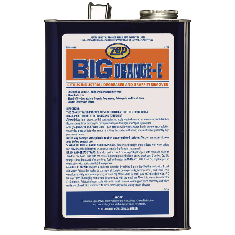 Big Orange E, 1 gal Can, 4/Carton (ZPE48524) Case of 4