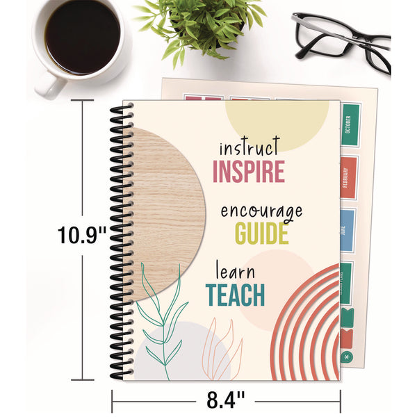 Carson-Dellosa Education Teacher Planners, Weekly/Monthly, Two-Page Spread, 11 x 8.5, Multicolor Cover, True to You Theme (CDP105051) Each