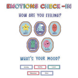 Carson-Dellosa Education Curriculum Bulletin Board Sets, 46-Piece Set , We Stick Together: Emotions Check-In, 7.9" x 15", Multicolor (CDP110532) Each