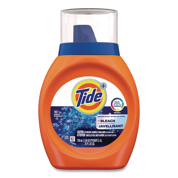 Tide® Plus Bleach Alternative Liquid Laundry Detergent, Original Scent, 25 oz Bottle, 6/Carton (PGC37373) Each