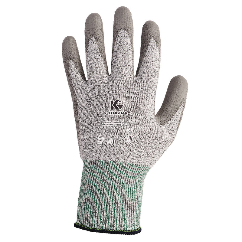 KleenGuard™ G60 Level 3 Economy Cut Resistant Gloves, EN388: 4X42B, 9" Long, Large (Size 9), Gray/Marled Gray, 12 Pairs/Carton (ANS13825) Case of 12