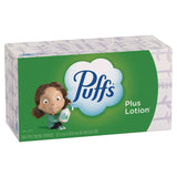 Puffs® Plus Lotion Facial Tissue, 2-Ply, White, 124 Sheets/Box, 24 Boxes/Carton (PGC39346) Case of 24