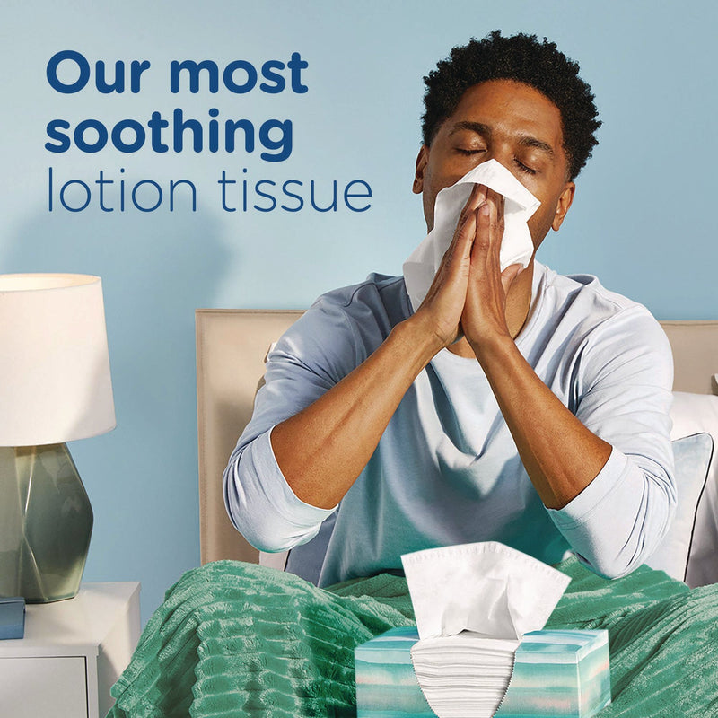 Puffs® Plus Lotion Facial Tissue, 2-Ply, White, 124 Sheets/Box, 24 Boxes/Carton (PGC39346) Case of 24