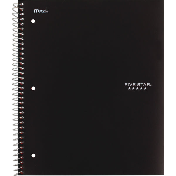 Five Star® Wirebound Notebook, 5-Subject, Medium/College Rule, Assorted Cover Colors, (200) 11 x 8.5 Sheets, 2/Pack (MEA820190) Pack of 2