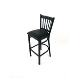 JMC Furniture Cobra Series Barstool, Supports Up to 300 lb, 28.5" Seat Height, Black Seat, Black Back, Black Base (JMCCBBVSBLK) Each