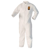 KleenGuard™ A40 Zipper Front Liquid and Particle Protection Coveralls, 3X-Large, White, 25/Carton (ANS44306) Case of 25