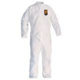 KleenGuard™ A30 Breathable Splash and Particle Protection Coveralls, 3X-Large, White, 21/Carton (ANS46006) Case of 21