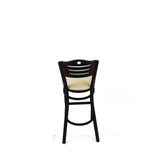 JMC Furniture Eagle Series Barstool, Supports Up to 300 lb, 28.5" Seat Height, Taupe Seat, Dark Walnut Back, Black Base (JMCEBBVTAUC) Each