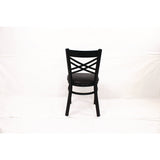 JMC Furniture X Series Chair, Supports Up to 300 lb, 18" Seat Height, Black Seat, Black Back, Black Base (JMCXCHBVSBLK) Each