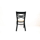 JMC Furniture X Series Chair, Supports Up to 300 lb, 18" Seat Height, Cream Seat, Black Back, Black Base (JMCXCHBVSCRM) Each