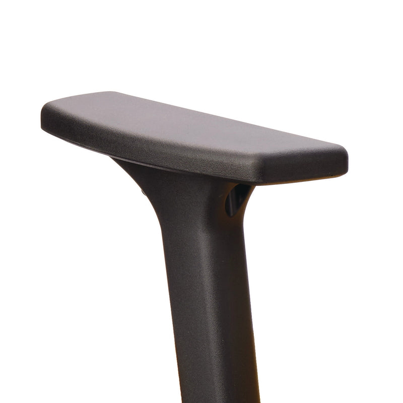 Safco Commute Chair T-Bar Arm Set, Black, 2/Set (SAF7829BL) Each