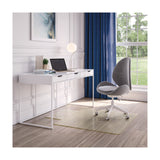 deflecto® Oceanmat Hard Floor Chair Mat, 36 x 48, Lipped, Clear (DEFCM2G112OCB) Each
