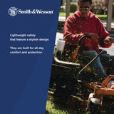 Smith & Wesson 44 Magnum Safety Glasses, Black Frame, Black Lens, 12/Box (KCC23453) Box of 12