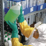 KleenGuard™ A70 Chemical Spray Protection Aprons, Polyethylene-Coated Fabric, One Size Fits Most, Yellow, 100/Carton (ANS97790) Case of 100