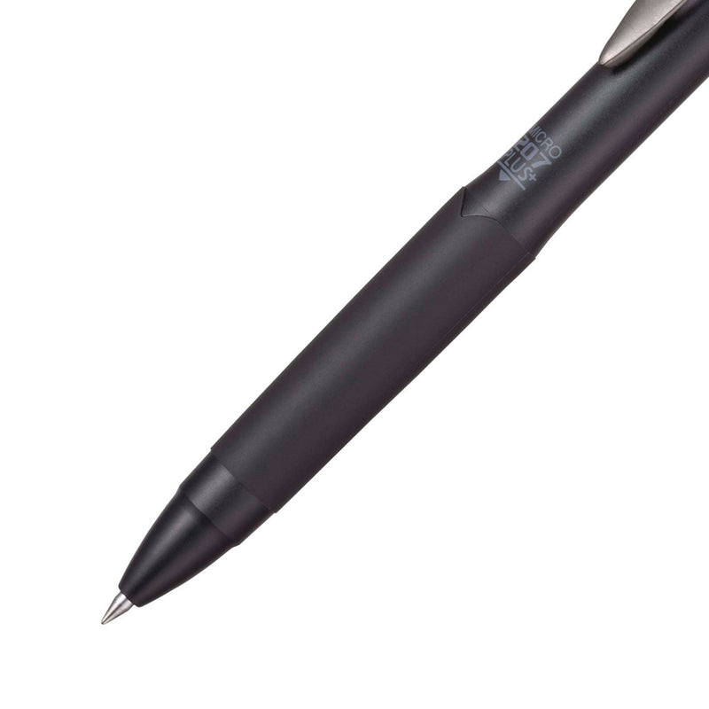 uniball® 207 Plus+ Gel Pen, Retractable, Micro 0.5 mm, Black Ink, Black Barrel, Dozen (UBC70606) 1 Dozen