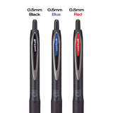 uniball® 207 Plus+ Gel Pen, Retractable, Micro 0.5 mm, Black Ink, Black Barrel, Dozen (UBC70606) 1 Dozen