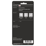 uniball® 207 Plus+ Gel Pen, Retractable, Medium 0.7 mm, Black Ink, White Barrel, 4/Pack (UBC70652) Pack of 4