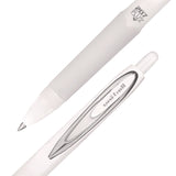 uniball® 207 Plus+ Gel Pen, Retractable, Medium 0.7 mm, Black Ink, White Barrel, Dozen (UBC70706)