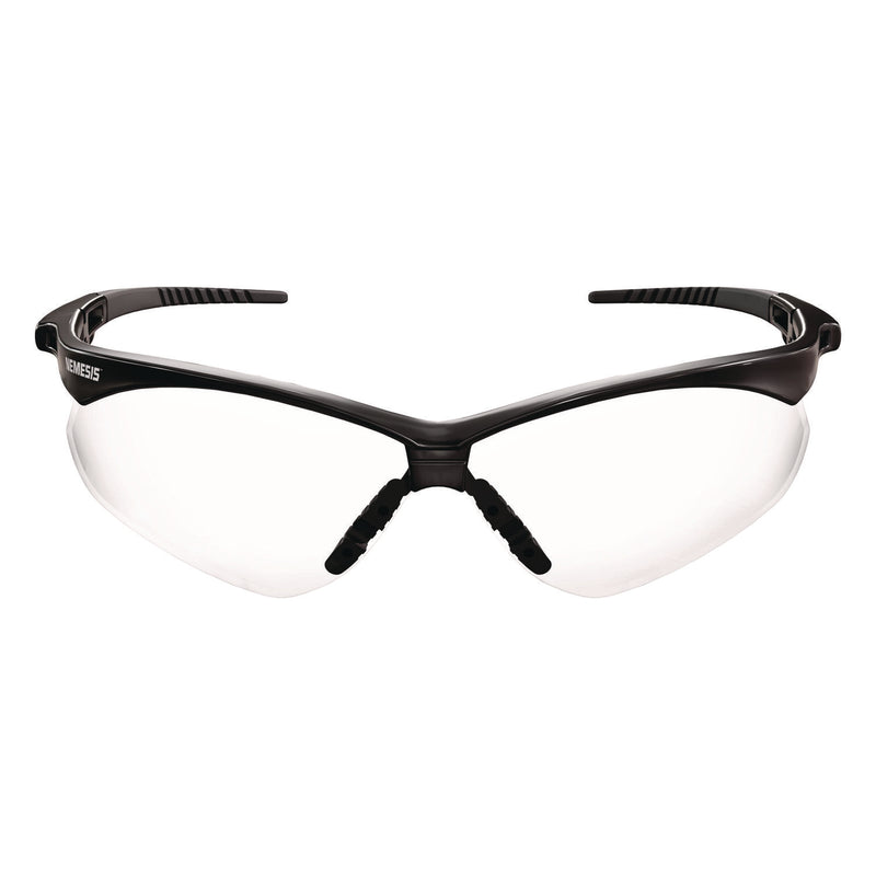 KleenGuard™ V30 Nemesis VL Safety Glasses, Black Frame, Clear Lens, 12/Carton (ANS55401) Case of 12