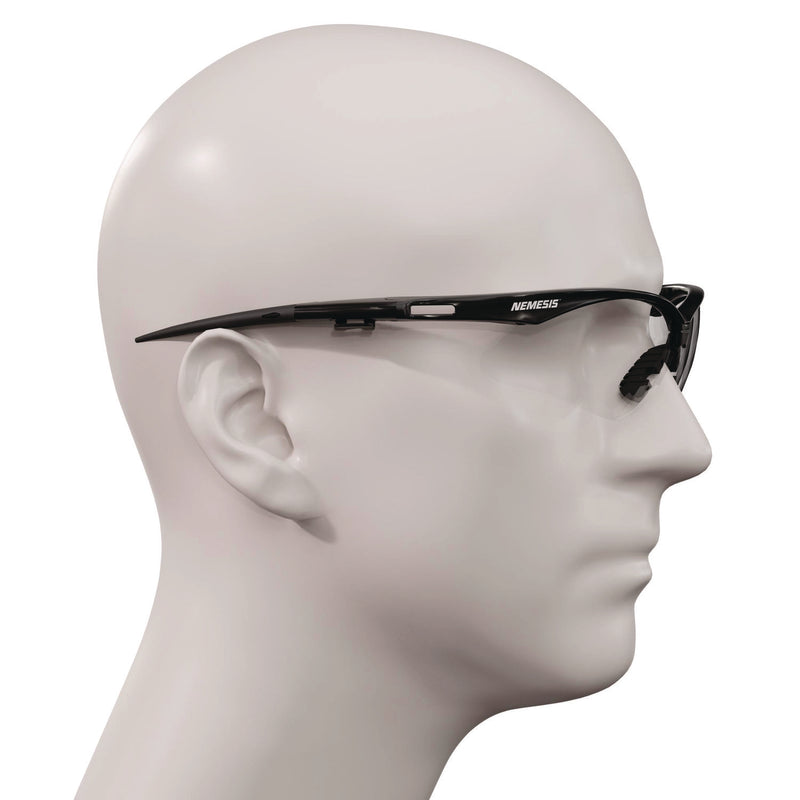 KleenGuard™ V30 Nemesis VL Safety Glasses, Black Frame, Clear Lens, 12/Carton (ANS55401) Case of 12
