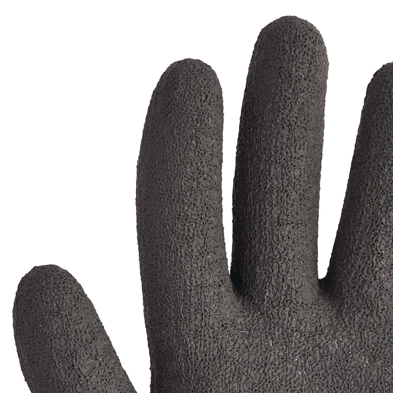KleenGuard™ G40 Latex Coated Gloves, EN388: 2142, 10.63" Long, XX-Large, Gray/Black, 12 Pairs (ANS97274) Pack of 12