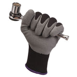 KleenGuard™ G40 Latex Coated Gloves, EN388: 2142, 10.63" Long, XX-Large, Gray/Black, 12 Pairs (ANS97274) Pack of 12