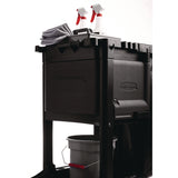 Rubbermaid® Commercial Cleaning Cart Locking Door Kit, Black (RCP1861443) Each