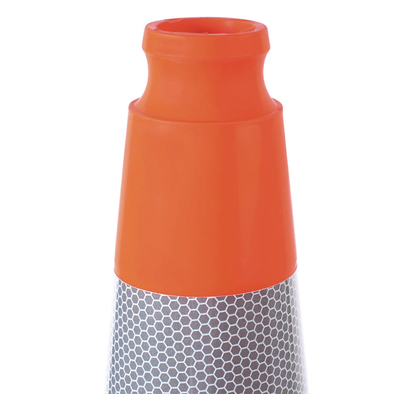 Tatco Tatco Traffic Cone, 14.5 x 1 x 36, Orange/Silver (TCO25960) Each