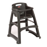 Rubbermaid® Commercial Sturdy Chair Youth Seat, Assembly Required, Black (RCP781408BLA) Each