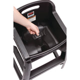 Rubbermaid® Commercial Sturdy Chair Youth Seat, Assembly Required, Black (RCP781408BLA) Each