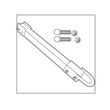 Rubbermaid® Commercial Hitch with Hardware for Towable/Trainable Tilt Trucks, Red (SGSFG1316L4RED) Each