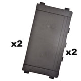 Rubbermaid® Commercial Back Panel Kit, Brown (SGS6189L2BRO) Each
