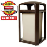 Rubbermaid® Commercial Base for 35 gal Landmark Series Container, 26 x 26 x 2, Sable (SGSFG3975L2SBLE) Each