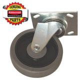 Rubbermaid® Commercial 5-Inch Swivel Caster, Gray (SGS9T15L1) Each