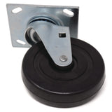 Rubbermaid® Commercial 5-Inch Swivel Plate Caster, Black (SGSFG4402L10000) Each