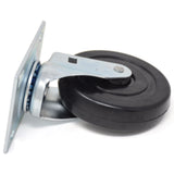 Rubbermaid® Commercial 5-Inch Swivel Plate Caster, Black (SGSFG4402L10000) Each