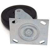 Rubbermaid® Commercial 5-Inch Swivel Plate Caster, Black (SGSFG4402L10000) Each