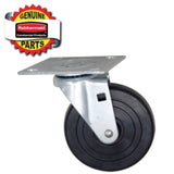 Rubbermaid® Commercial 5-Inch Swivel Plate Caster, Black (SGSFG4402L10000) Each
