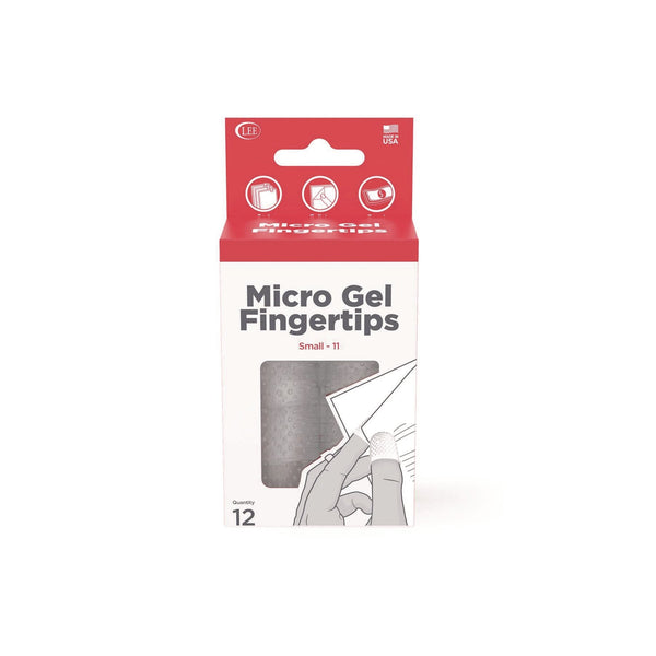 LEE Micro-Gel Fingertips, Size 11, Small, Clear, 12/Pack (LEE41030) Pack of 12