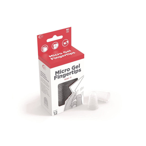 LEE Micro-Gel Fingertips, Size 11, Small, Clear, 12/Pack (LEE41030) Pack of 12